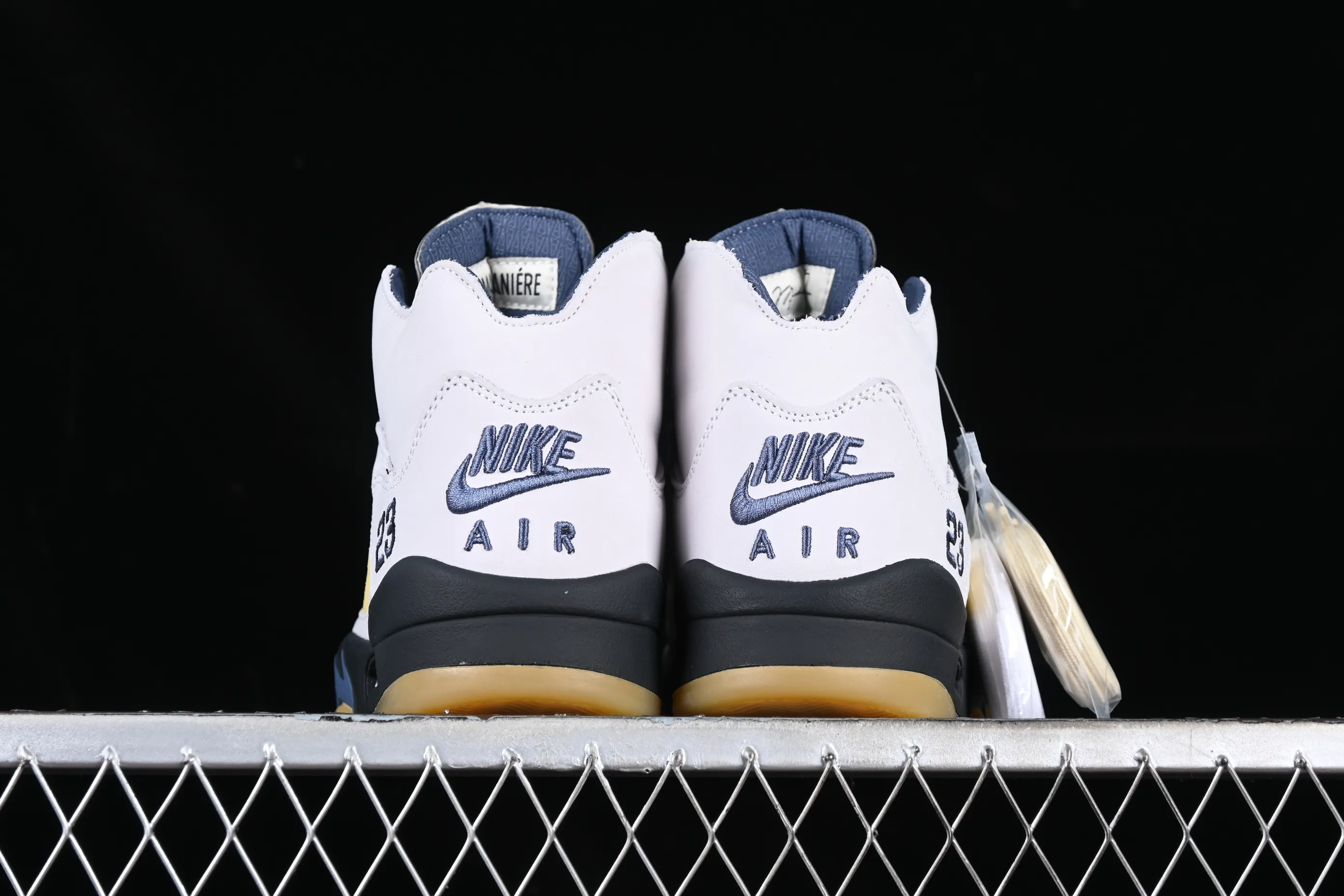 All categories Air Jordan Jordan series basketball shoes Air Jordan 5 A Ma Maniere x Air Jordan 5 Retro "Photon Dust" AJ5 Joe 5 light tooth white joint model FZ5758-004